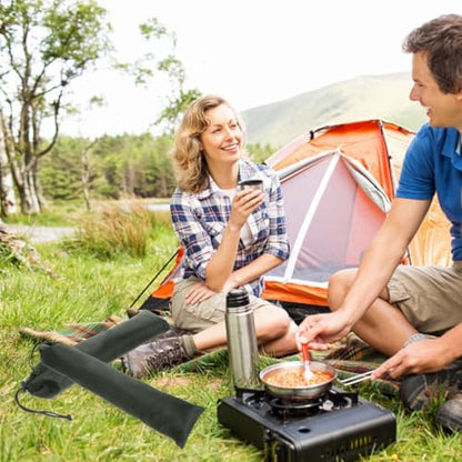 Toddmomy 2PCS tent pole bag fishing rod bag tent pole storage bag outdoor awning portable clothesline hiking poles bag pole carry bag portable storage pouch fishing rod pouch camping cane