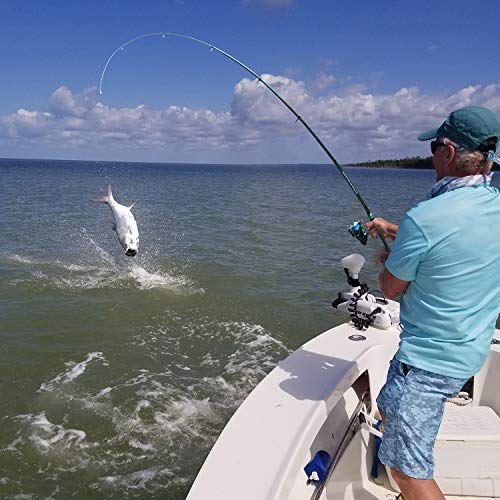 Sougayilang Fishing Rod and Reel Set Carbon Fiber Telescopic Fishing Rod 12+1BB Spinning Reel with Carry Case for Saltwater Freshwater - color: green, size: 5.91 ft - 2000