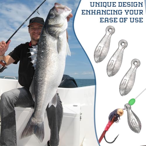18 Pcs Bank Sinker Fishing Sinkers Weights Bank Weights for Ocean Saltwater Freshwater Surf Bass Catfish Fishing Casting Gear Tackle - size: 1 oz