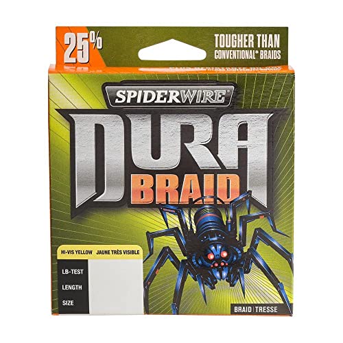 SpiderWire DuraBraid Braid Fishing Line - color: Hi-Vis Yellow, size: 10lb - 300yd