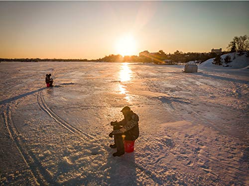 Shakespeare Fuel Ice Fishing Reel & Rod Combo - style: 28"-medium