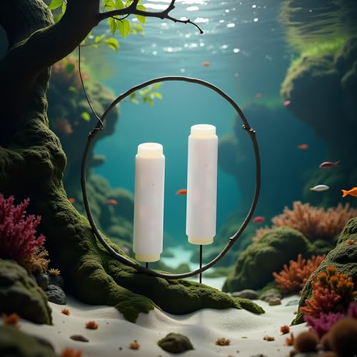2Pcs White Fishing Thread,Bait Thread,Nylon Elastic Invisible Magic Fishing Line 0.1/0.2 mm Stretchy Fishing Line Length 656 Feet Per Spool Clear Fishings String,Monofilament Line Fishing
