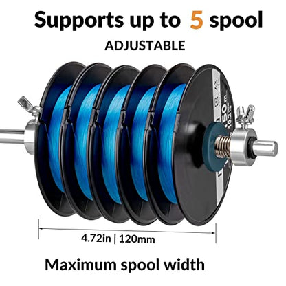 THKFISH Fishing Line Spooler Fishing Line Winder Spooler Fishing Accessories Adjustable Stable Portable Fishing Line Spooler/Fishing Line Remover - color: C- Line Remover