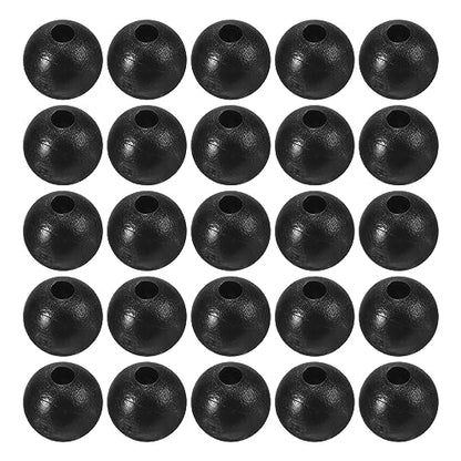 M METERXITY Glow Fishing Beads - Plastic Luminous Round Soft Bait Egg Lure Rig Apply to Outdoor Tackle Tool - size: 5mm