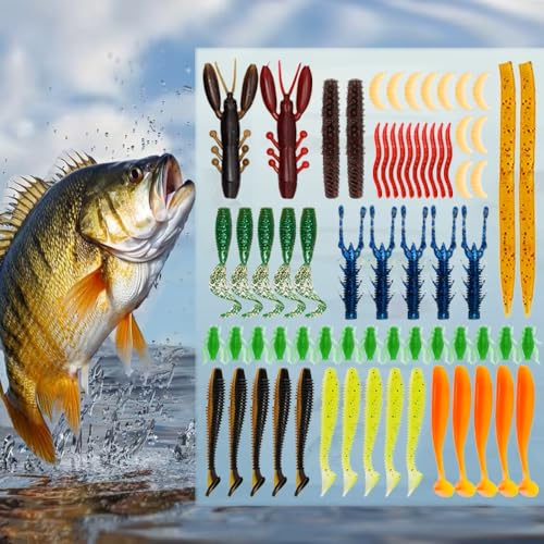 CATCHRO 409 Pcs Fishing Lure Kit & Tackle Box Set, Complete Fishing Stuff for Freshwater & Saltwater, Kids Tackle Box with Hooks, Lures & Accessories, Ideal Gifts for Fishermen & All Skill Levels.