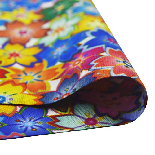 Obacle Seamless Face Mask Rave Bandana Men Women for Dust Sun Wind Protection - color: Multicolor Small Flower