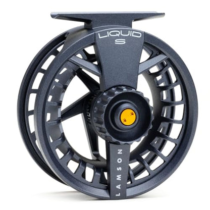 LAMSON | Liquid S-Series & HD Fly Fishing Reels | All-Water | Large Arbor, Powerful Sealed Drag, Pressure Cast Aluminum - color: DAYBREAK, size: -3+