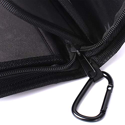 Kylebooker Fishing Lure Storage Bag Spinner Baits Wallet Case | Micro Flies Jig Hooks Box - color: Black