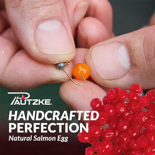 Pautzke Balls O' Fire Salmon Eggs Bait - Real Salmon Eggs for Trout Fishing, Soft Fish Eggs for Salmon Fishing, Can Be Used as Single Egg Salmon Bait or Salmon Egg Sacks - color: Premium