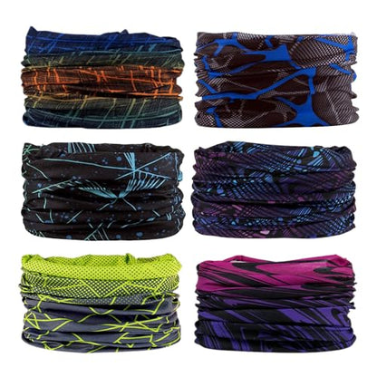 JOEYOUNG Headwear, Bandana, Neck Gaiter Head Wrap Headband Balaclava Magic Scarf - color: A-line