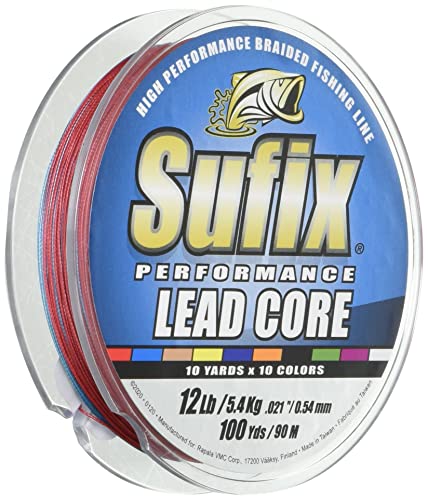 Sufix Performance Lead Core 100 Yards Metered Fishing Line - size: 36 Pounds, 100 Yards
