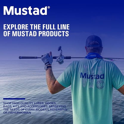 Mustad Ringed Demon Offset Circle 4X Strong - Designed to Perform Flawlessly Featuring Kirbed Hook -Black Nickel - size: Size 4/0 - Pack of 25