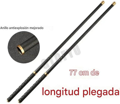 Tenkara Rod 18-30FT Carbon Fiber Telescopic Travel Fishing Pole - size: 26 feet