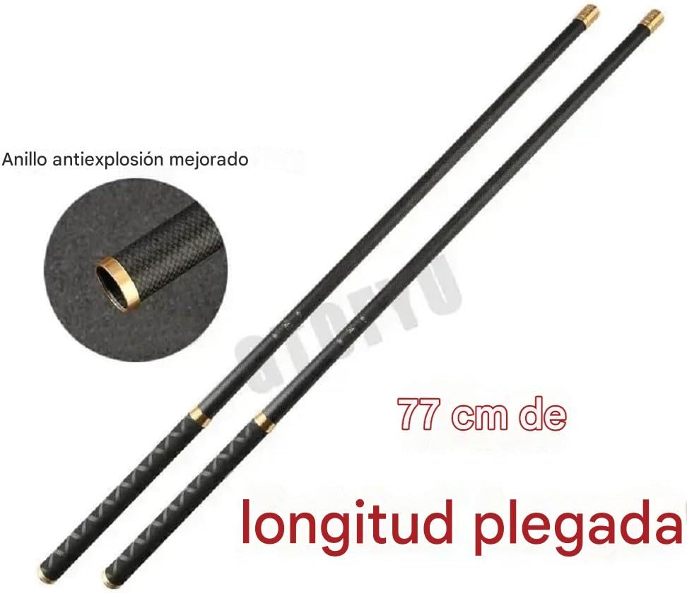 Tenkara Rod 18-30FT Carbon Fiber Telescopic Travel Fishing Pole - size: 30 feet