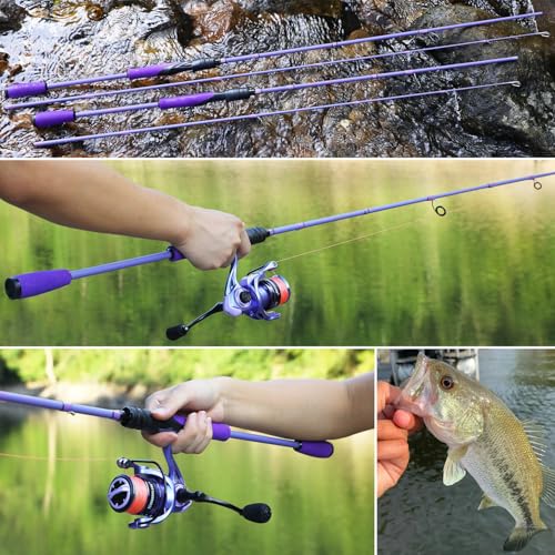 Sougayilang VoidFlare Performance Spinning & Casting Fishing Rod, Lightweight IM6 Graphite with Hook Keeper, EVA Grip - size: Spin-7'0''-Medium Heavy