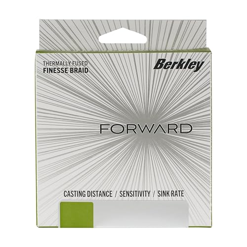 Berkley Forward Braid Fishing Line - color: Low-Vis Green, size: 10 lb - 150 yd