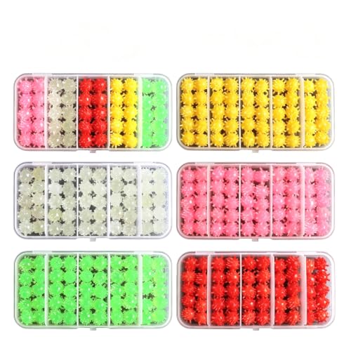 50-Piece 6Colors Floating Boilies Soft Baits, Corn Flavored Silicone Lures, Plastic Artificial Fishing Tackle Accessories, Suitable for Carp and Bass 15mm - size: Green 50pcs
