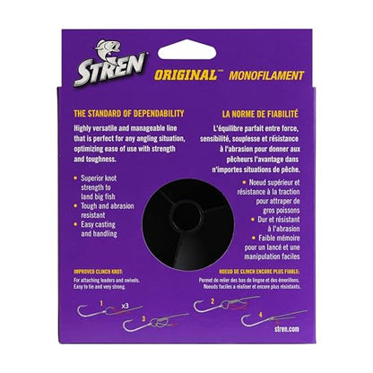Stren Original Monofilament Fishing Line - color: Lo-Vis Green, size: 1000 Yd, Pound Test 10, style: 10lb | 4.5kg