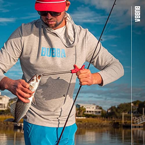 BUBBA Hook Extractor with Non-Slip Grip T-Handle with Marine Grade Stainless Steel Hook Extractor for Fishing and Angling - size: 6 inch