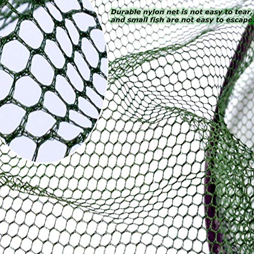 Wilove 5 Layers Fishing Net Trap Fish Basket Collapsible Portable Fish Cage Fishing Keep Net for Crayfish, Crab, Fishes, Fishing Accessories Tool,140cm x 30cm (55.1 x 11.8in)