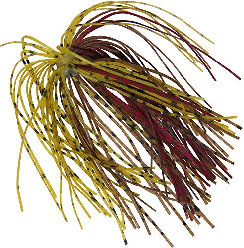 Spinnerbait Skirts Jig Skirts Silicone Bass Fishing Jigs Replacement Skirt 50 Strands DIY Fishing Lures Rubber Skirt for Spinnerbaits Buzzbaits Spoon Blade Squid Jig 6/18/30 Bundles - style: 18pcs