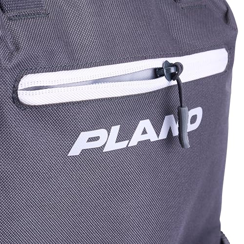 Plano Weekend Softside 3700 Tackle Backpack, Cutting-Edge Fishing Tackle Bag, Molded Waterproof Base, Spacious Storage, Die Cut Tool Sleeves, Daisy Chain Attachment Points - color: Slate, style: 3700 Backpack
