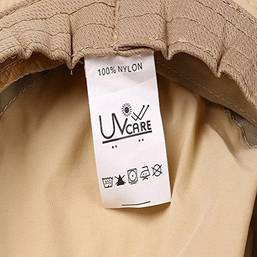 DDYOUTDOOR™ 07-281 Fashion Summer Outdoor Sun Protection Fishing Cap Neck Face Flap Hat Wide Brim - color: Khaki