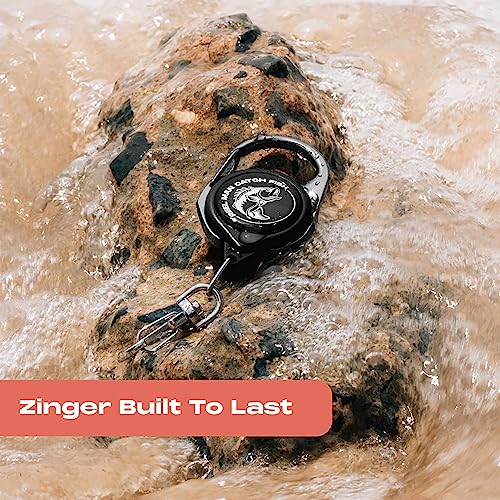HOOK-EZE Fly Fishing Zinger Retractor (3 Pack), Fishing Knot Tying Cards to 8 Essential Fishing Knots, Come with A Fly Fishing Zinger Retractor
