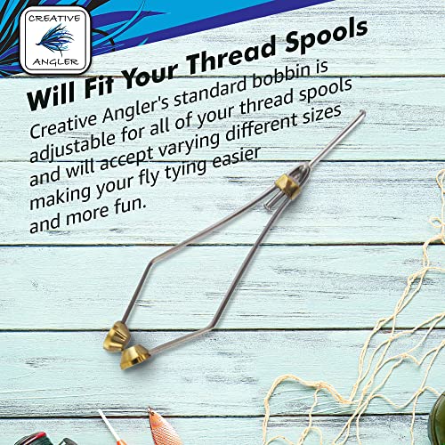 Creative Angler Precision Bobbin for Fly Tying - Essential Fly Fishing Accessory for Enhanced Fly Tying Experience - Elevate Your Fly Crafting with Smooth, Consistent Thread Control