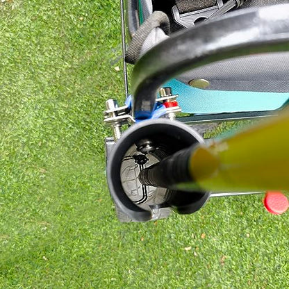 Rod Holders - Ideal for Wagons, Gardening Wagons, Gorillas and Campers, Golf carts. Clip-on mounting. - color: Black1