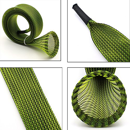 Mr. Z Pack of 4 Casting Fishing Rod Sleeves with 2 Rod Straps Fishing Rod Covers Pole Jacket Rod Socks - color: Green