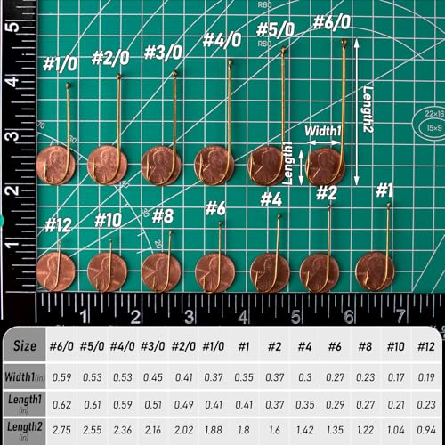 Dr.Fish 100 Pack Aberdeen Fishing Hooks Freshwater Hooks Extra Long Shank Bronze Light Wire Offset Live Bait Hooks Bass Crappie Walleye Panfish Bluegill Bream - size: #10-100 Pack