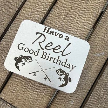 Birthday Gift Fishing Lure Bday Gift for Him Birthday Fisherman Happy Birthday Reel Good Birthday