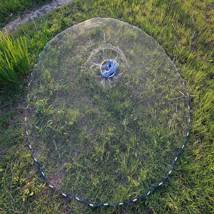 Cast Nets for Fishing Saltwater Fishing Net with Aluminum Ring for Bait Trap Fish Throw Net for Bait Fishing Cast Net 4FT