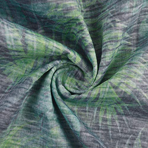 Obacle Seamless Face Mask Rave Bandana Men Women for Dust Sun Wind Protection - color: Banana Leaf Green