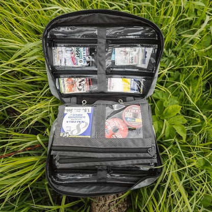 Raprance Fishing Lure Bag Baits Tackle Binder Organizer Storage Plastic Bag - color: Upgraded Blue