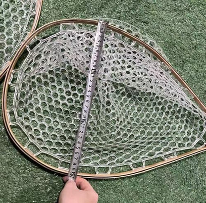 AIRROAD Fly Fishing Landing Net.Gifts for Father - style: Pu-3