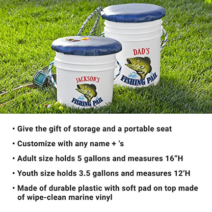 Let's Make Memories Fishing Seated Bucket - Adult - size: Adult, style: Fishing Pail
