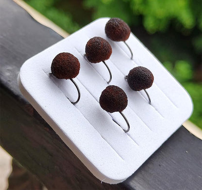 Pack of 5 Copper Bead Egg&Soft Milking Egg Artificial Salmon Fish Roe Fast Sinking Wet Fly Trout Steelhead Fishing Lure Baits