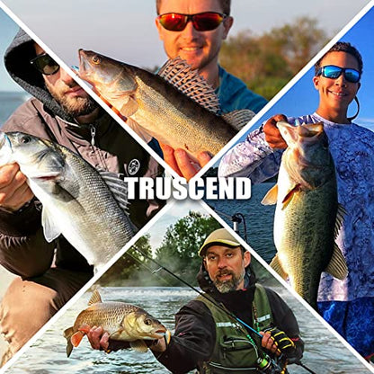TRUSCEND Swim or Jig Fishing Spinner Baits for Freshwater and Saltwater, Rooster Tail Fishing Lures for Trout Bass Walleye Crappie Salmon Pike, Blade Bait with Copper Blade - color: E1-1.6"-1/4oz