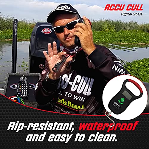 Accu Cull Fish Culling System Digital Fish Scale - Fishing Gear - Portable Fish Weight Scale Fishing Gifts for Men - Fish Scales Digital Weight for Tournament - Bass Fishing Gear, Fishing Accessories
