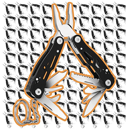 2PCS Bovgero Mini Multitool Pliers 15 in 1, Handmade Multi Tool Plier, Premium Keychain Multitool, Small Multi-tool, Birthday Fathers Day Gift for Men Him Husband Boyfriend Father Handyman