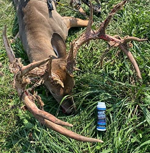 Pure Whitetail Mezmerize Power Dust | All Season Natural Overhanging Licking Branch Mock Scrape Powder | Hunting Scent Eliminator | Cover Scent | Deer Scrape | 4 oz Bottle
