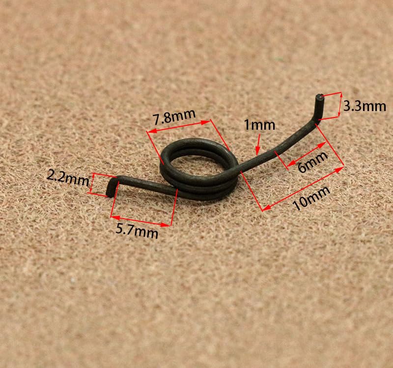 Pack of 2 Replacement Parts Fishing Reel Spring Reel Repair Parts 1000-5000 for Daiwa - size: L# For 2500-5000 2pcs