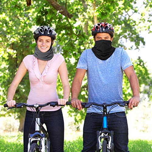 Geyoga Summer UV Protection Cooling Neck Gaiter | Sunscreen Breathable Face Scarf Bandana Mask Neck Gaiter for Outdoor Fishing Hiking Camping - color: Mixed Colors
