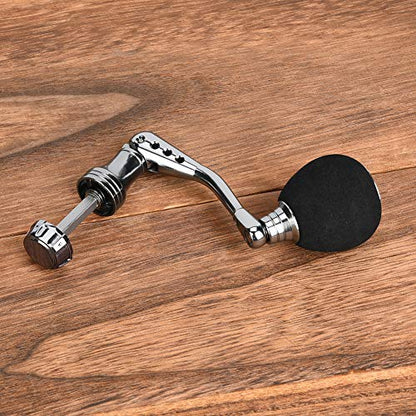 Fydun CNC Metal Fishing, Grip Rocker Arm Fish Accessory Shimano Spinning Reel Reel Kits Handle Handle Replacement Replacement Parts - size: EVA grip pill medium