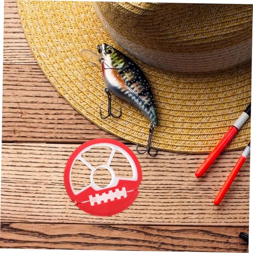 Fishing Line Spools Holder Box Round Silicone Main Line Boxes for Bass Trout Fly Fishing Tackle Random Color