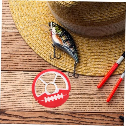 Fishing Line Spools Holder Box Round Silicone Main Line Boxes for Bass Trout Fly Fishing Tackle Random Color