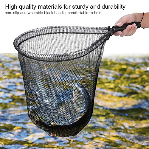 Fishing Landing Net - Fishing Net Fish Catching or Releasing Net for Fly Fishing Kayak Boating Trout Fishing Tools and Accessories