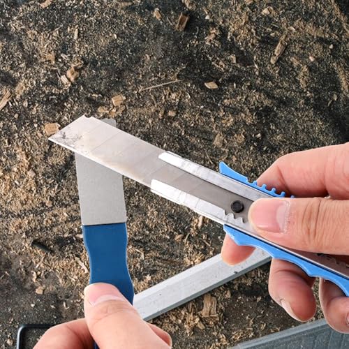 3pcs Diamond File Set Mini Diamond Hone Kit Diamonds Knife Sharpeners 3Grits #220,400,600 Flat Hand File Knife Set for Outdoor Color Files Knifes Sharpener